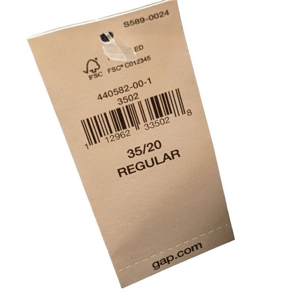 NEW GAP true skinny mid rise medium indigo stretch women's size 35/ 20R - Picture 11 of 12